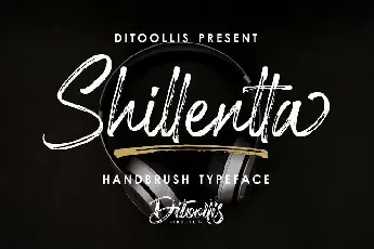 Shillentta Brush font