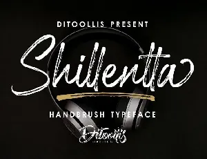 Shillentta Brush font