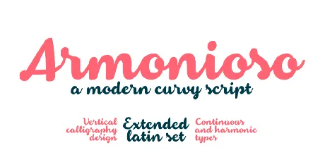 Armonioso font