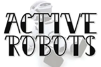 Active Robots Display font