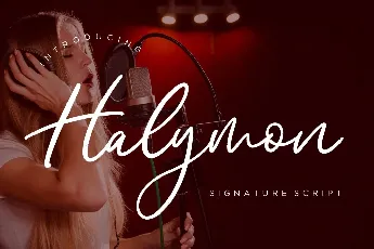 Halymon font