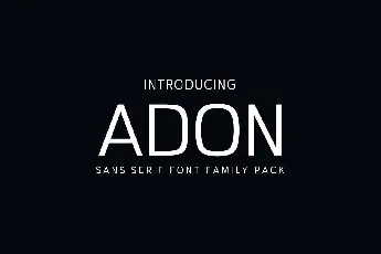 Adon font