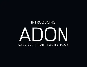 Adon font