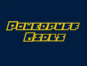 Powerpuff Girls font