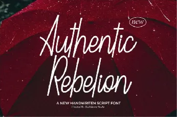 Authentic Rebelion font