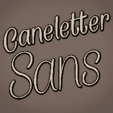 Caneletter Sans font