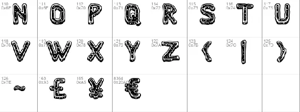 Nyam Complete font