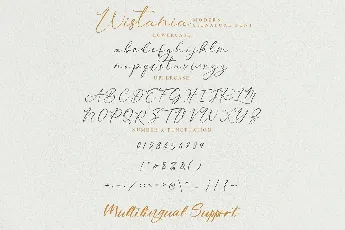 Wistania font