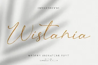 Wistania font