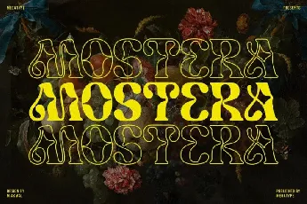 Mostera font