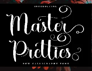 Master Pretties font