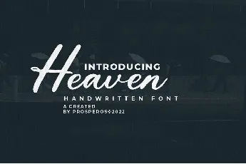 Heaven font