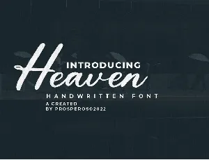 Heaven font