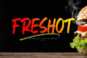 FresHot Brush font