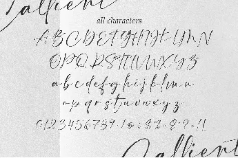 Callient font