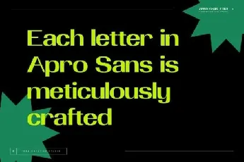 Apro Sans font