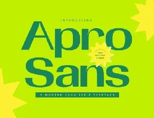 Apro Sans font