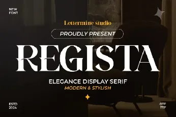 Regista Typeface font