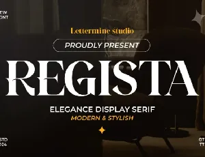 Regista Typeface font