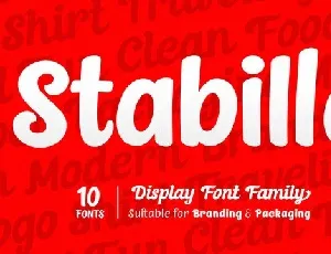 Stabillo Display font