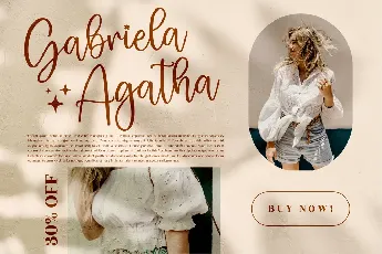 Safira Brown font