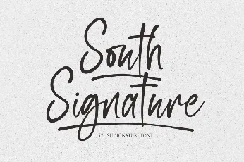 South Signature font