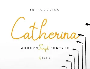 Catherina DEMO font