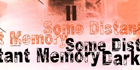 Some Distant Memory font