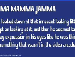 Hamma Mamma Jamma font