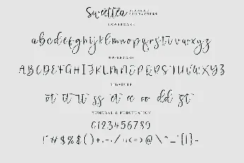 Sweettea font