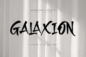 Galaxion Typeface font