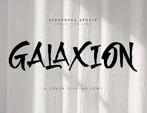 Galaxion Typeface font