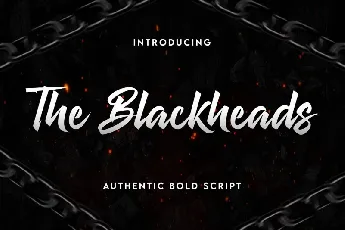 The Blackheads font