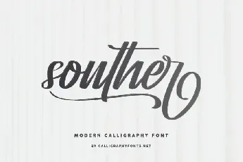 Souther Brush Script font