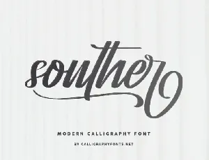 Souther Brush Script font