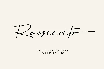 Romento font