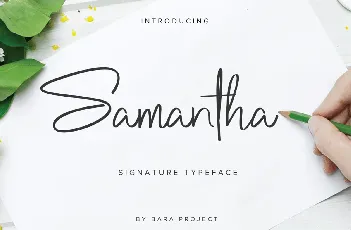 Samantha font