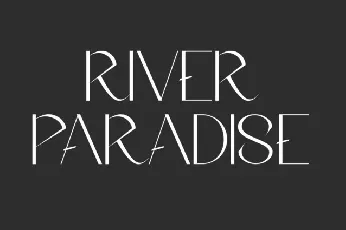 River Paradise font