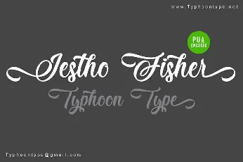 Jestho Fisher font