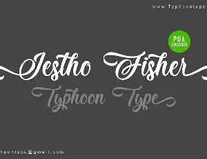 Jestho Fisher font