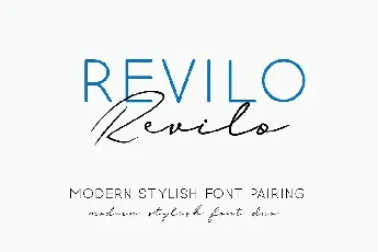 Revilo San Typeface font