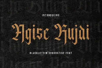 Agise rujdi font