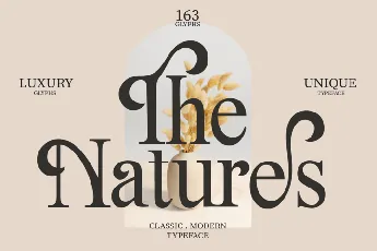 The Natures font