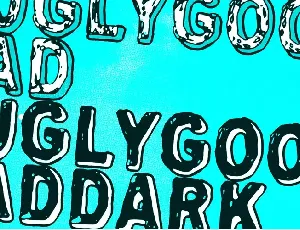 Uglygoodbad font