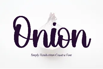 Onion font