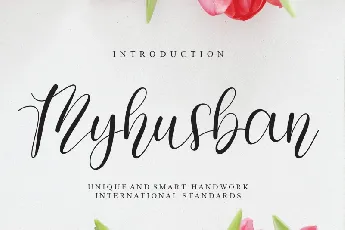 Myhusban font