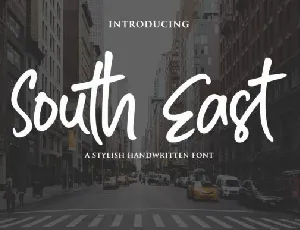 South East Handwritten font