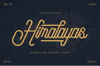 Himalayas font