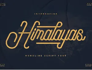 Himalayas font