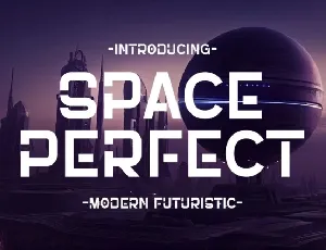 Space Perfect font